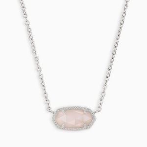 Kendra Scott Necklace (Rose Quartz)